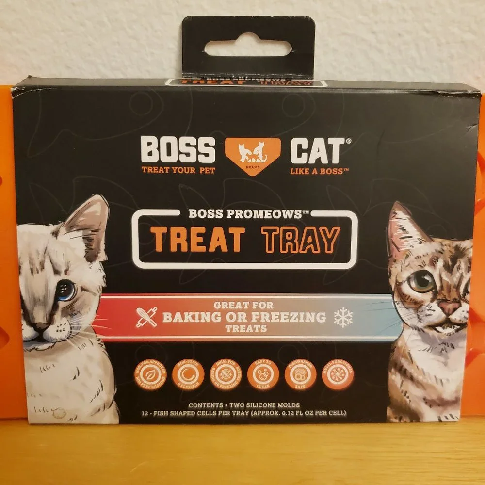 Boss Cat Silicone Treat Trays for Cats (2pk)